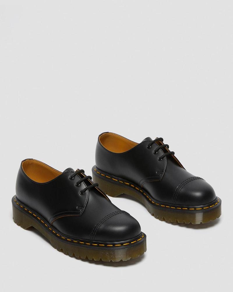 Dr Martens 1461 Bex Made in England Tå Cap Oxford Sko Dame Sort | DK 339SGL